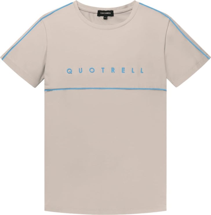 Quotrell Basic Striped T-Shirt Bruin