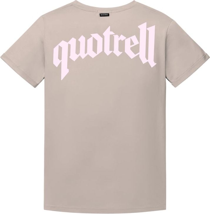 Quotrell Wing T-shirt | Brown / Light Pink Bruin