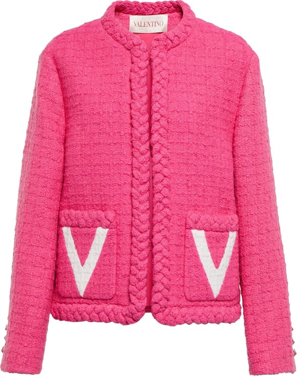 Valentino Valentino Tweed Jacket Roze