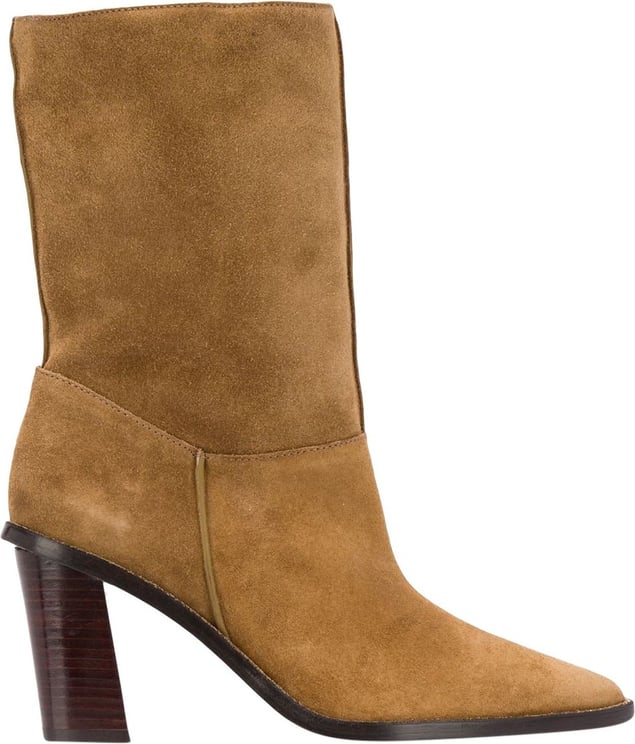 Kenzo K Line Shearling Ankle Boots Bruin