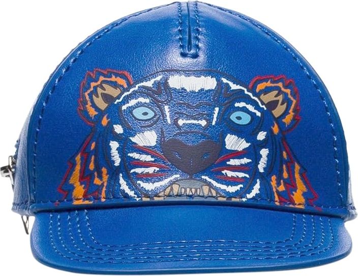 Kenzo Tiger Logo Hat Coin Wallet Blauw