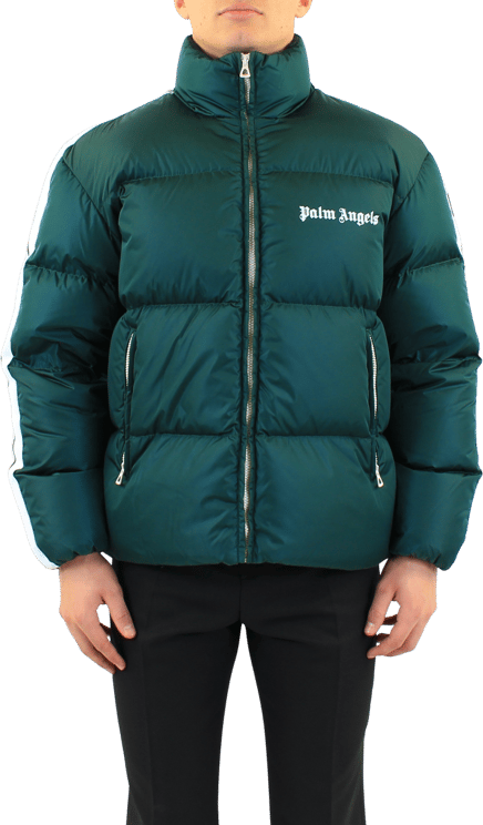 Palm Angels Classic Track Down Jacket Groen