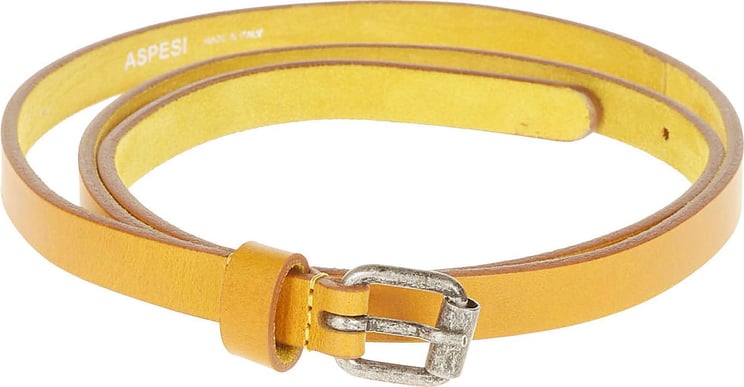 Aspesi Belts Yellow Geel