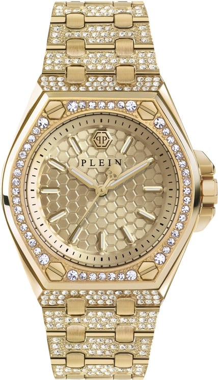 Philipp Plein PWJAA0822 Plein Extreme Lady horloge 38 mm Goud