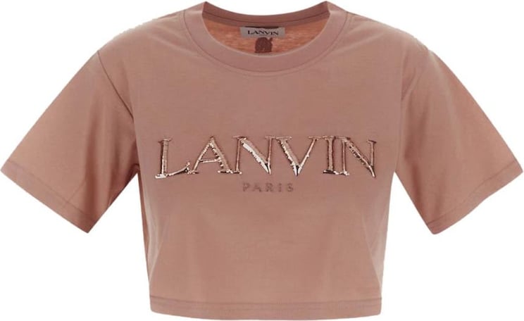 Lanvin Ivory Pink T-Shirt Roze