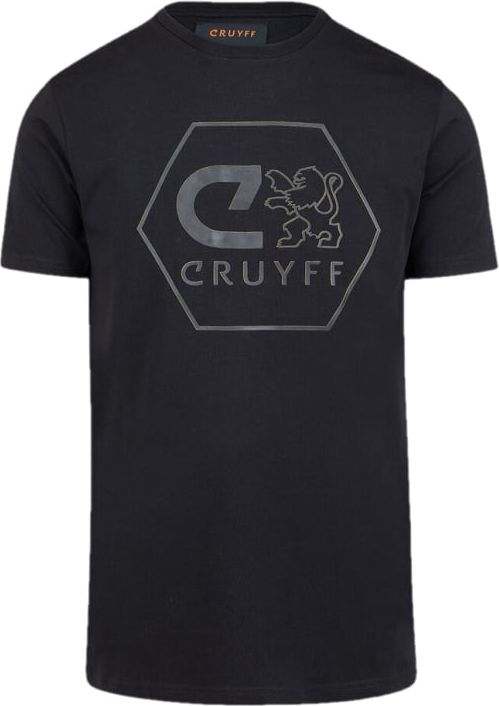 Cruyff Manuel T-Shirt Senior Black Zwart