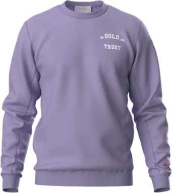 In Gold We Trust In Gold We Trust Crewneck The Slim 2.0 Lavender Paars
