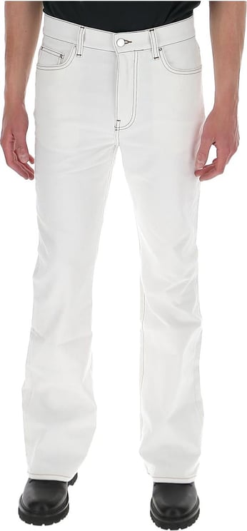 Amiri flared mid-rise jeans Wit