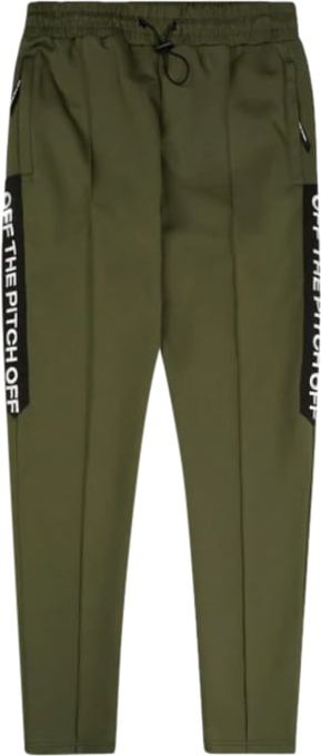 OFF THE PITCH The Soul Track Pant Olive Green Senior Groen
