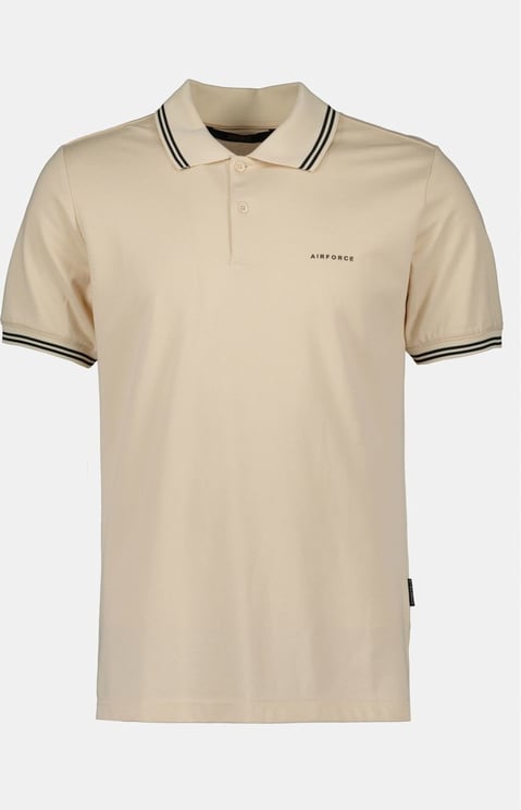 Airforce Polo Double Stripe Sand Shell Divers