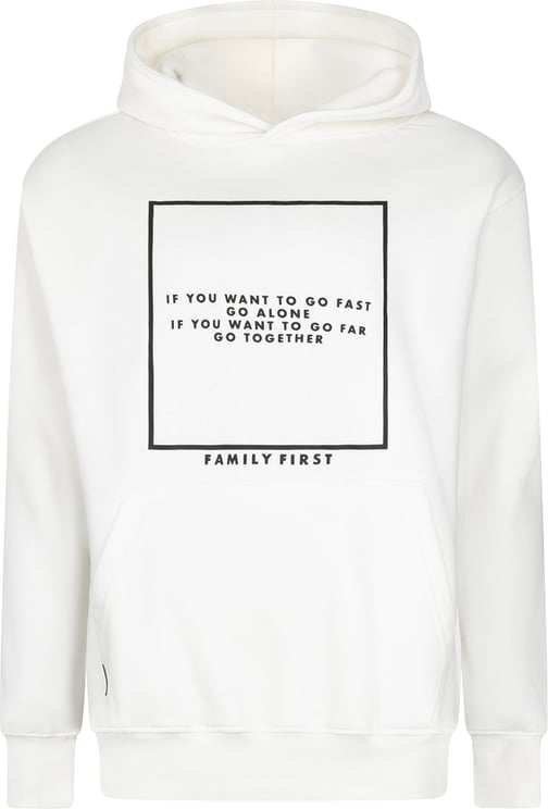 Family First Iconic Hoodie Senior White Wit