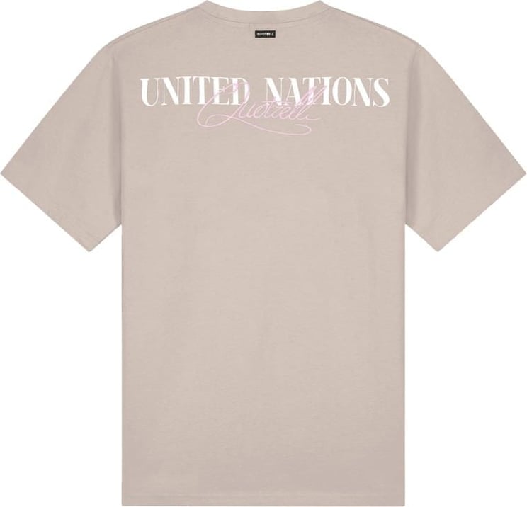 Quotrell San Francisco T-shirt | Brown / Light Pink Bruin