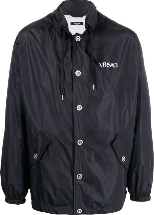 Versace Windbreaker Jacket Zwart