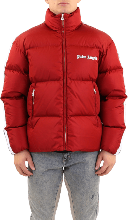 Palm Angels Classic Track Down Jacket Rood