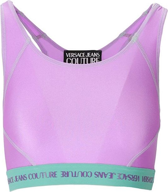 Versace Jeans Couture Shiny Lilac Top Purple Paars