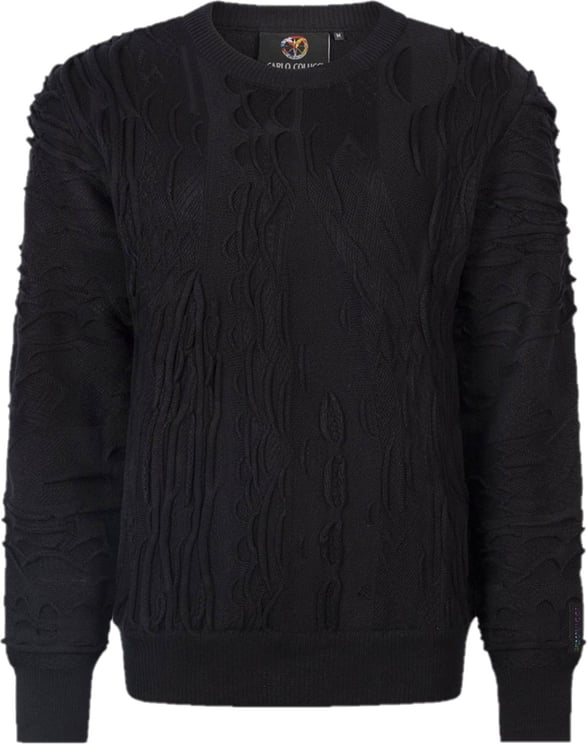 Carlo Colucci C11013 Sweater Senior Black Zwart