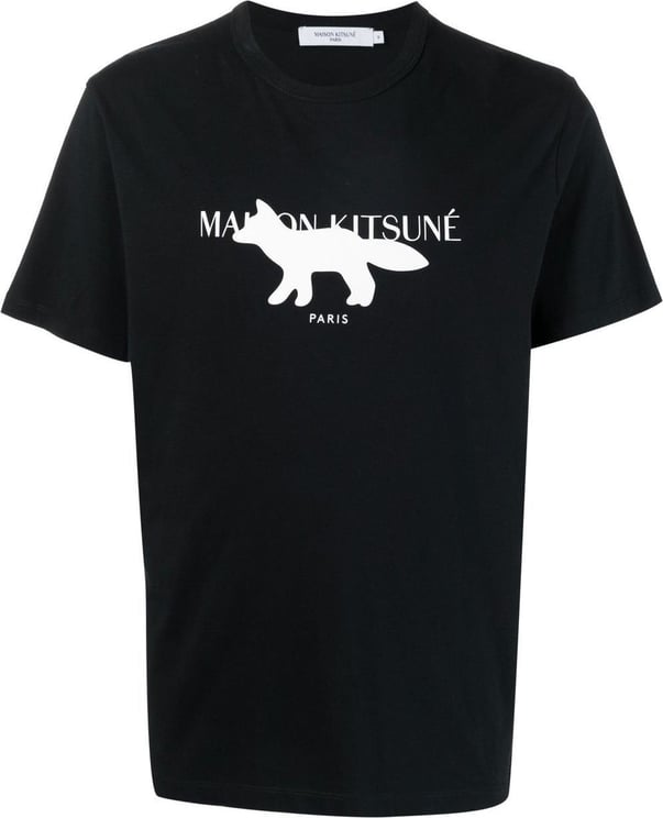 Maison Kitsuné MAISON KITSUNE' T-shirts and Polos Black Black Zwart