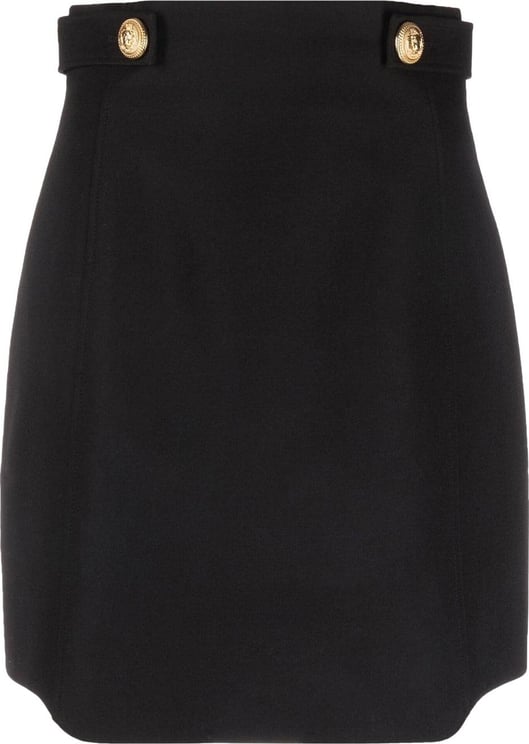 Balmain Skirts Black Black Zwart