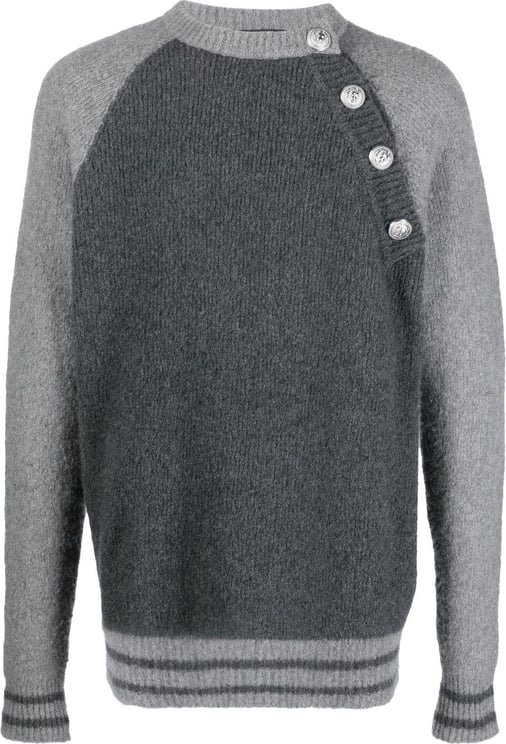 Balmain Sweaters Grey Gray Grijs