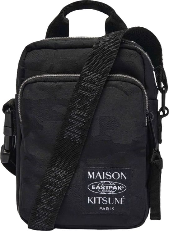 Maison Kitsuné Mk X Eastpak One Crossbody Bag Black Zwart