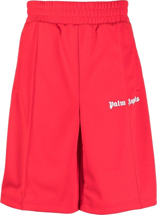 Palm Angels Shorts Red Rood