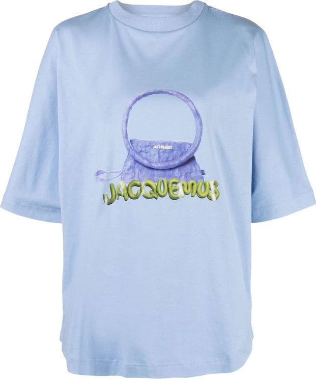 Jacquemus T-shirts and Polos Blue Blauw