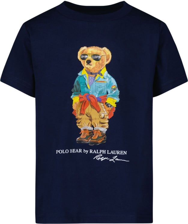 Ralph Lauren Ralph Lauren 853828 kinder t-shirt navy Blauw