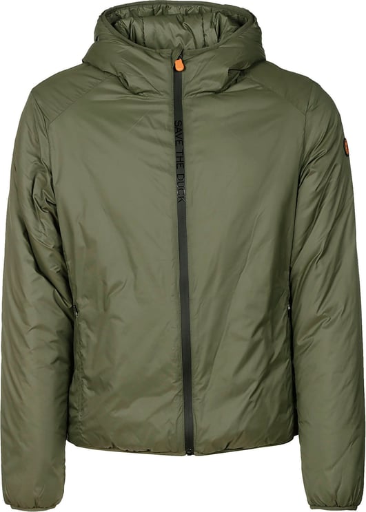 Save the Duck Coats Military Green Groen