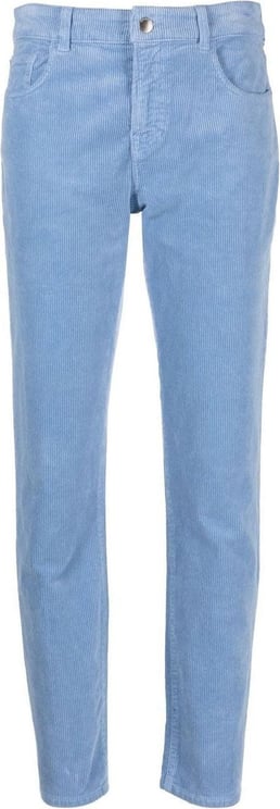 Emporio Armani Trousers Clear Blue Blauw