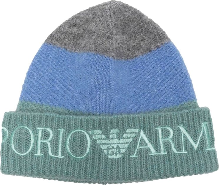 Emporio Armani Hats Clear Blue Blauw