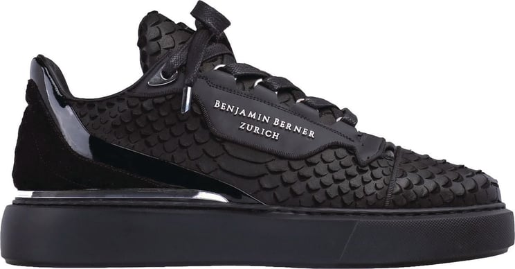Benjamin Berner Sneaker Zwart Zwart