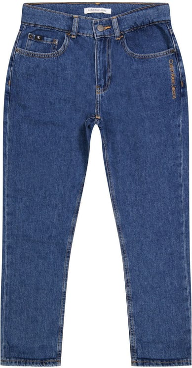 Calvin Klein Calvin Klein IB0IB01549 kinder jeans blauw Blauw