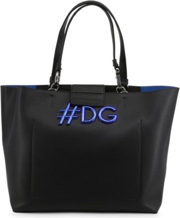 Dolce & Gabbana Dolce & Gabbana Leather Tote Bag Zwart