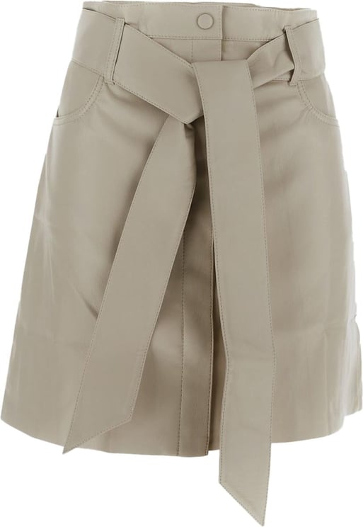 Nanushka A-Line Mini Skirt Wit