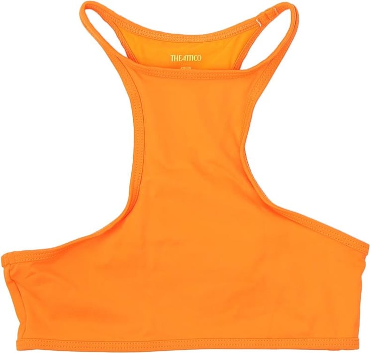 The Attico halterneck bikini top Oranje