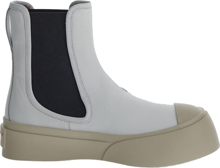 Marni White Ankle Boots Wit