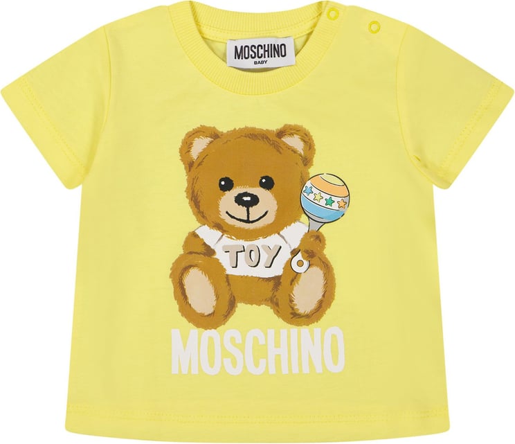 Moschino Moschino MOM032 LAA03 baby t-shirt geel Geel