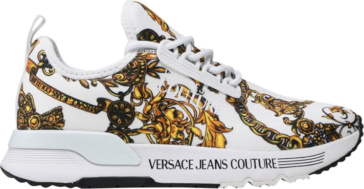Versace Versace Jeans Couture Printed Sneakers Wit