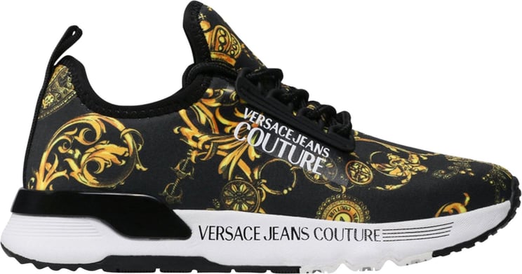 Versace Versace Jeans Couture Printed Sneakers Zwart
