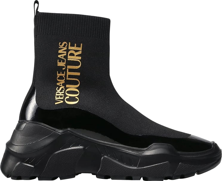 Versace Versace Jeans Couture Sock Sneakers Zwart