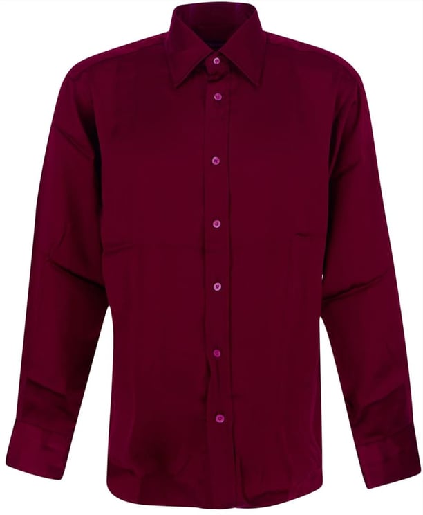 Tom Ford Burgundy Shirt Rood