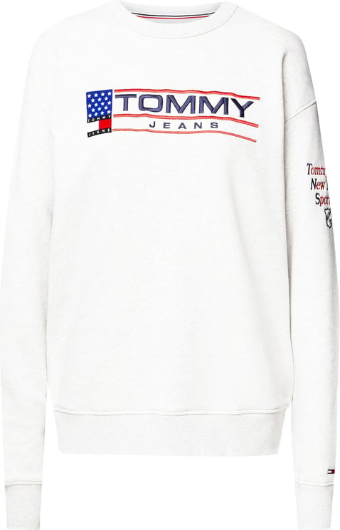 Tommy Hilfiger Sweatshirt Woman Tommy Jeans Tjw Rlx Modern Sport Dw0dw14859.ybr Wit