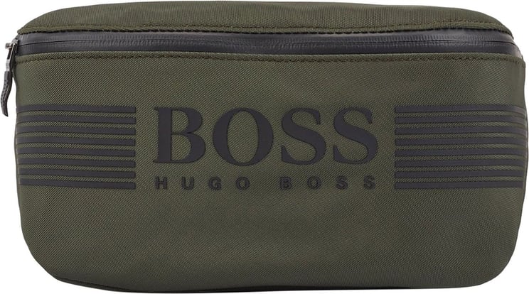 Hugo Boss Pixel Logo Waist Bag Groen