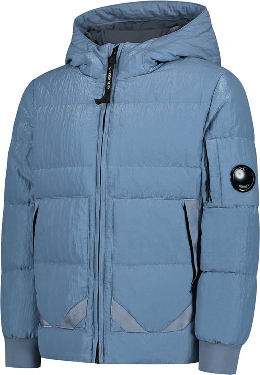 CP Company Outerwear- Short Jacket - Nylon San Pietro Blauw