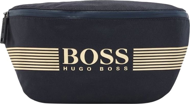 Hugo Boss Pixel Logo Bum Bag Blauw