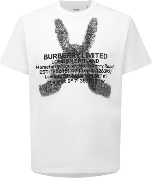 Burberry Burberry Cotton T-Shirt Wit