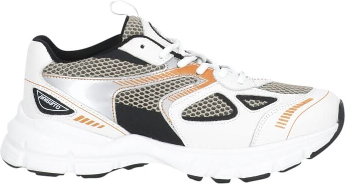 Axel Arigato Sneakers White/black/orange Zwart