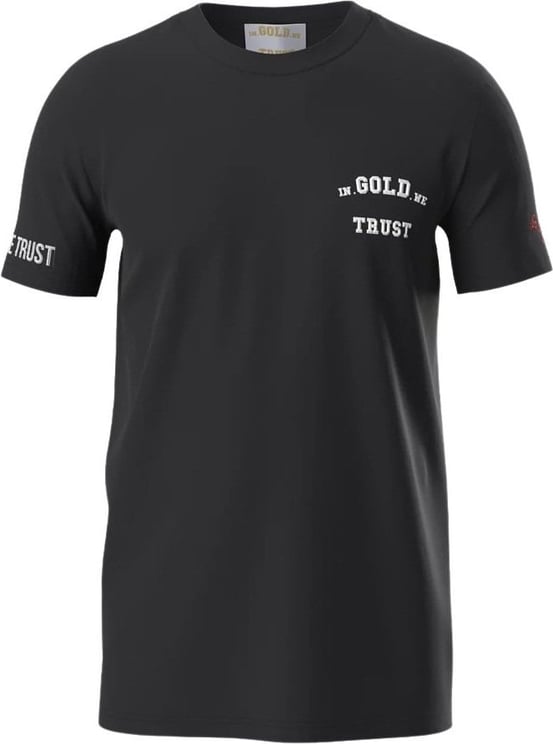 In Gold We Trust Kids The Pusha T-Shirt Zwart