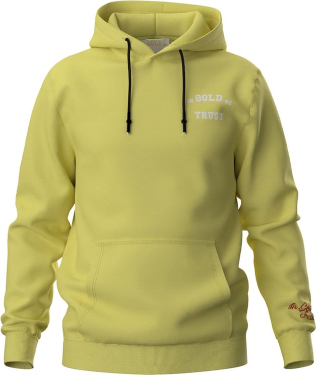 In Gold We Trust In Gold We Trust Hoodie The Notorious Lime Light Geel