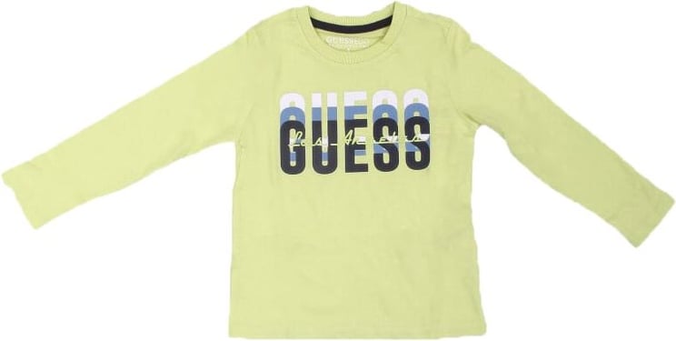 Guess T-shirts And Polos Lightgreen (lime) Groen